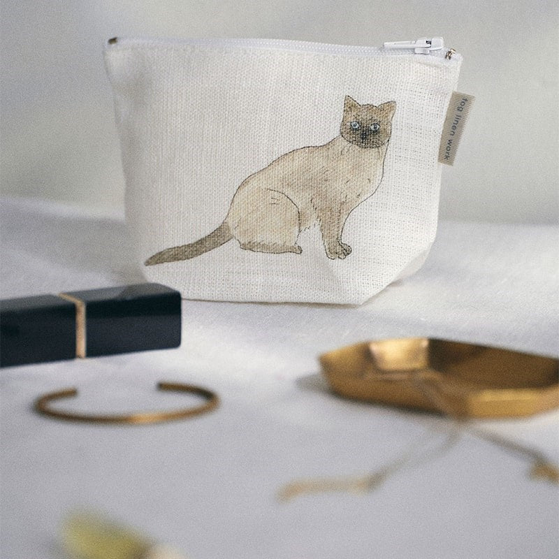 Isabelle Boinot Pouch - Two Cats
