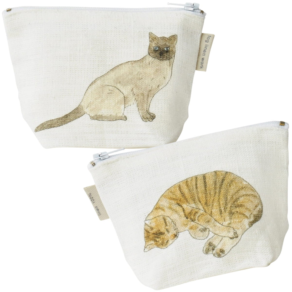 Isabelle Boinot Pouch - Two Cats