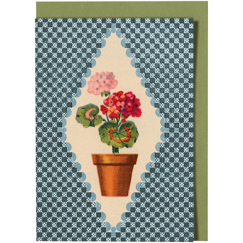 Geranium Greeting Card