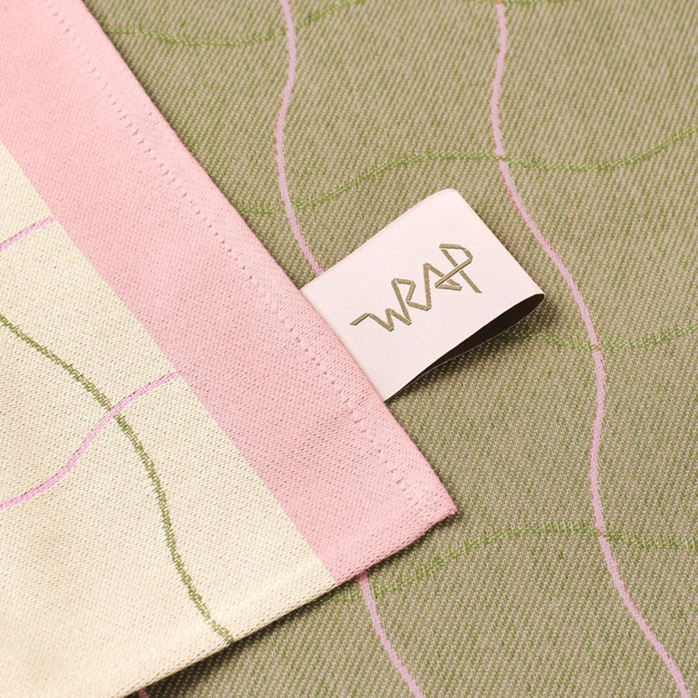 Wave Grid Cotton Tea Towel