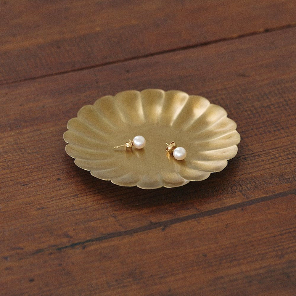 Brass Petal Plate - Small