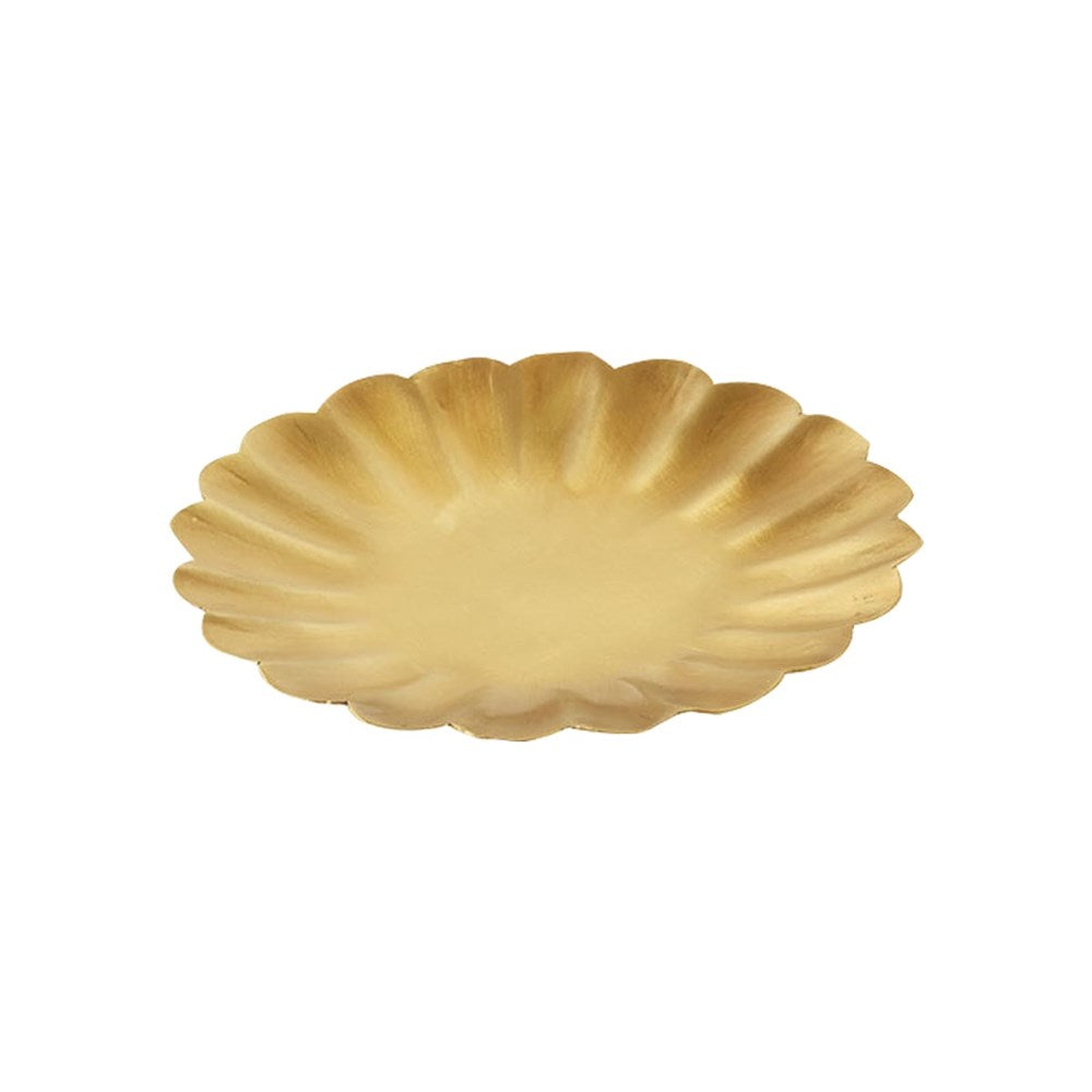 Brass Petal Plate - Small