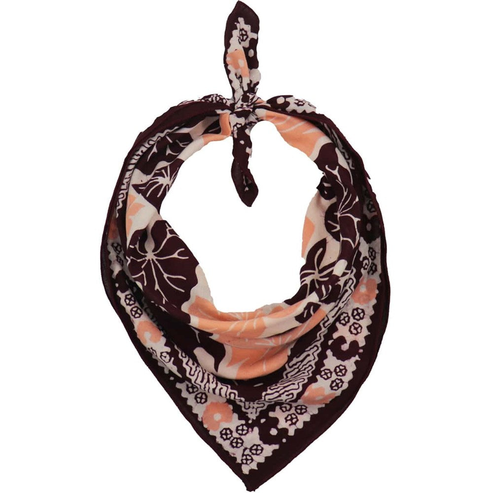 Hand Dyed Batik Bandana - Fallen Leaf