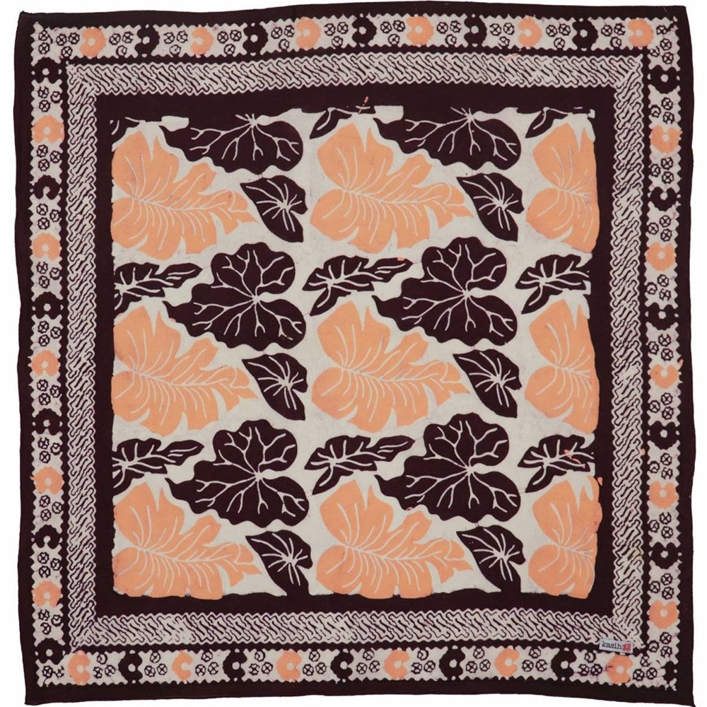 Hand Dyed Batik Bandana - Fallen Leaf