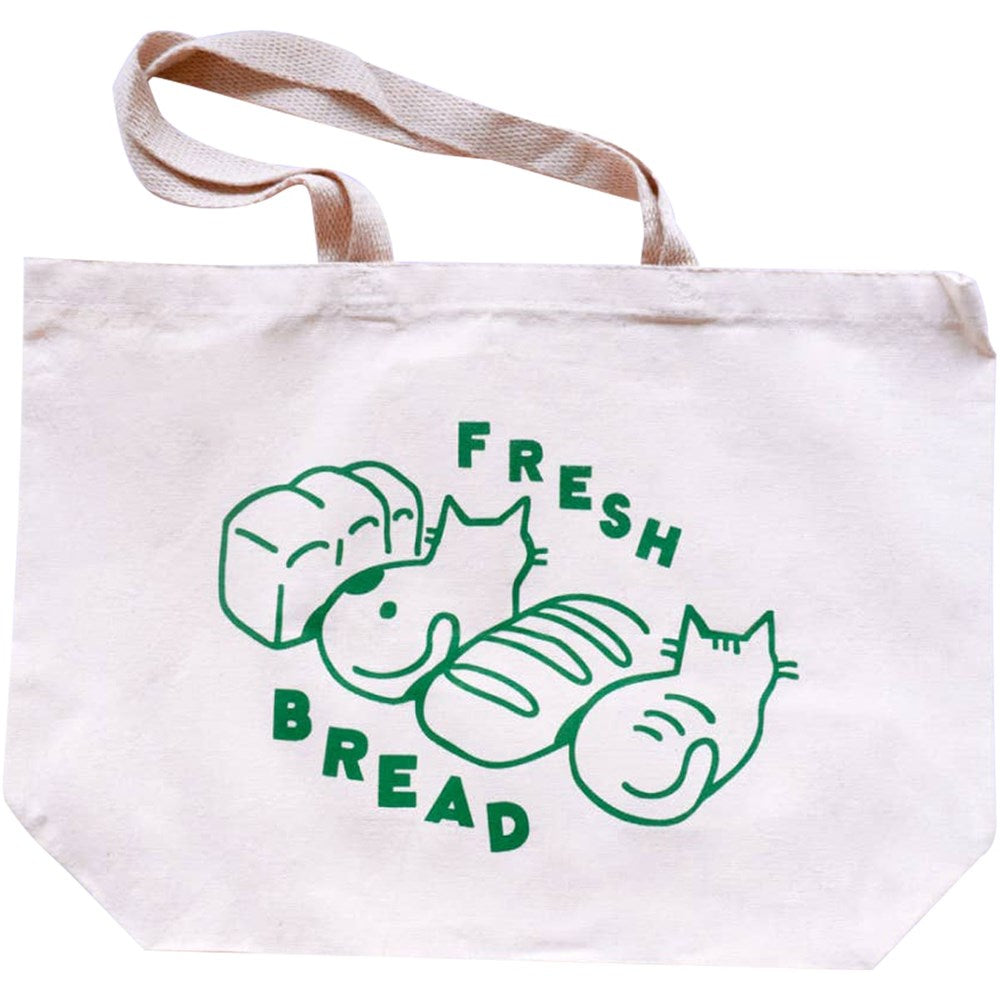 Fresh Bread Cat Loaf Tote Bag