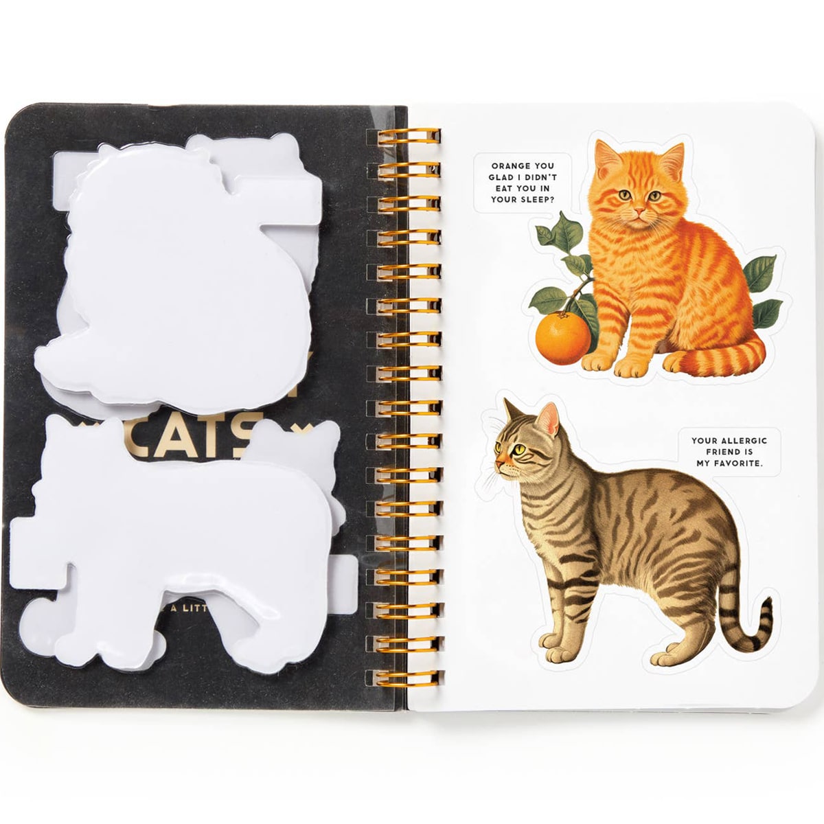 Brass Monkey Moody Cats Sticker Book