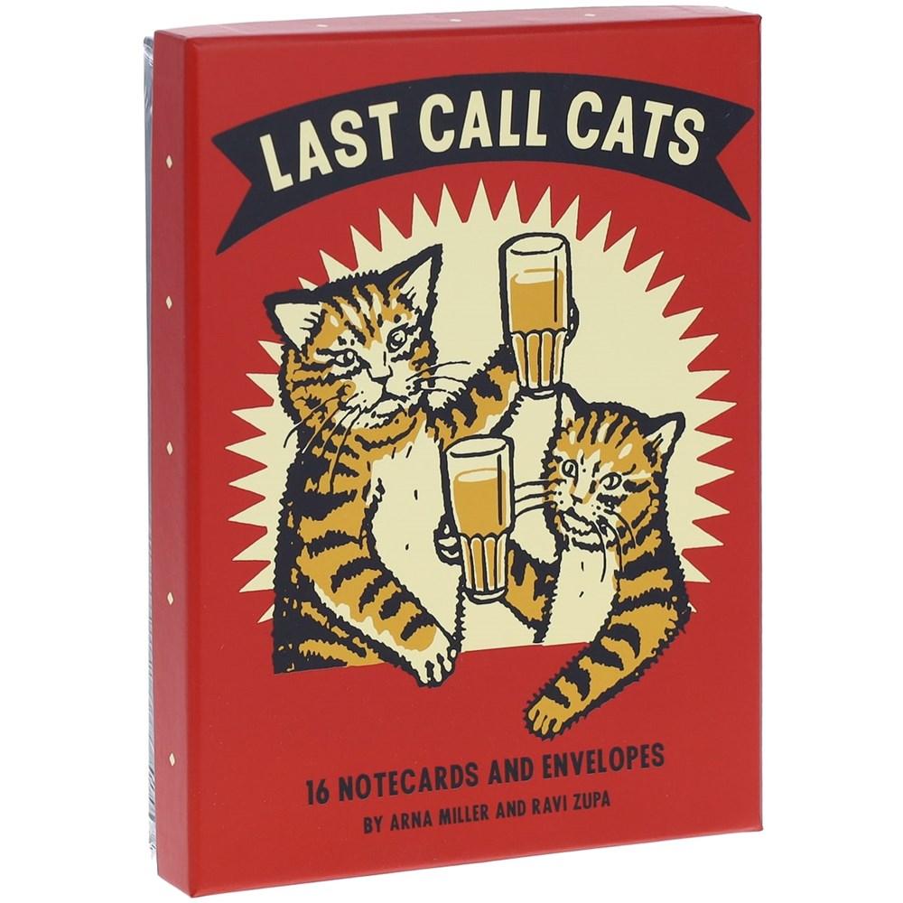 Last Call Cats Notecards