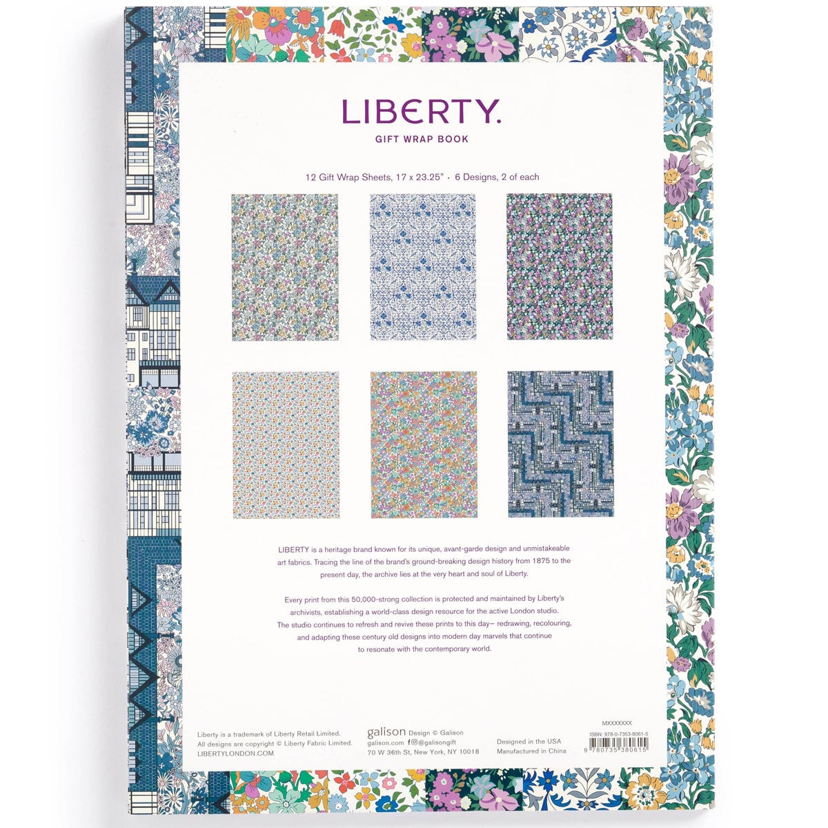 Liberty Gift Wrap Book