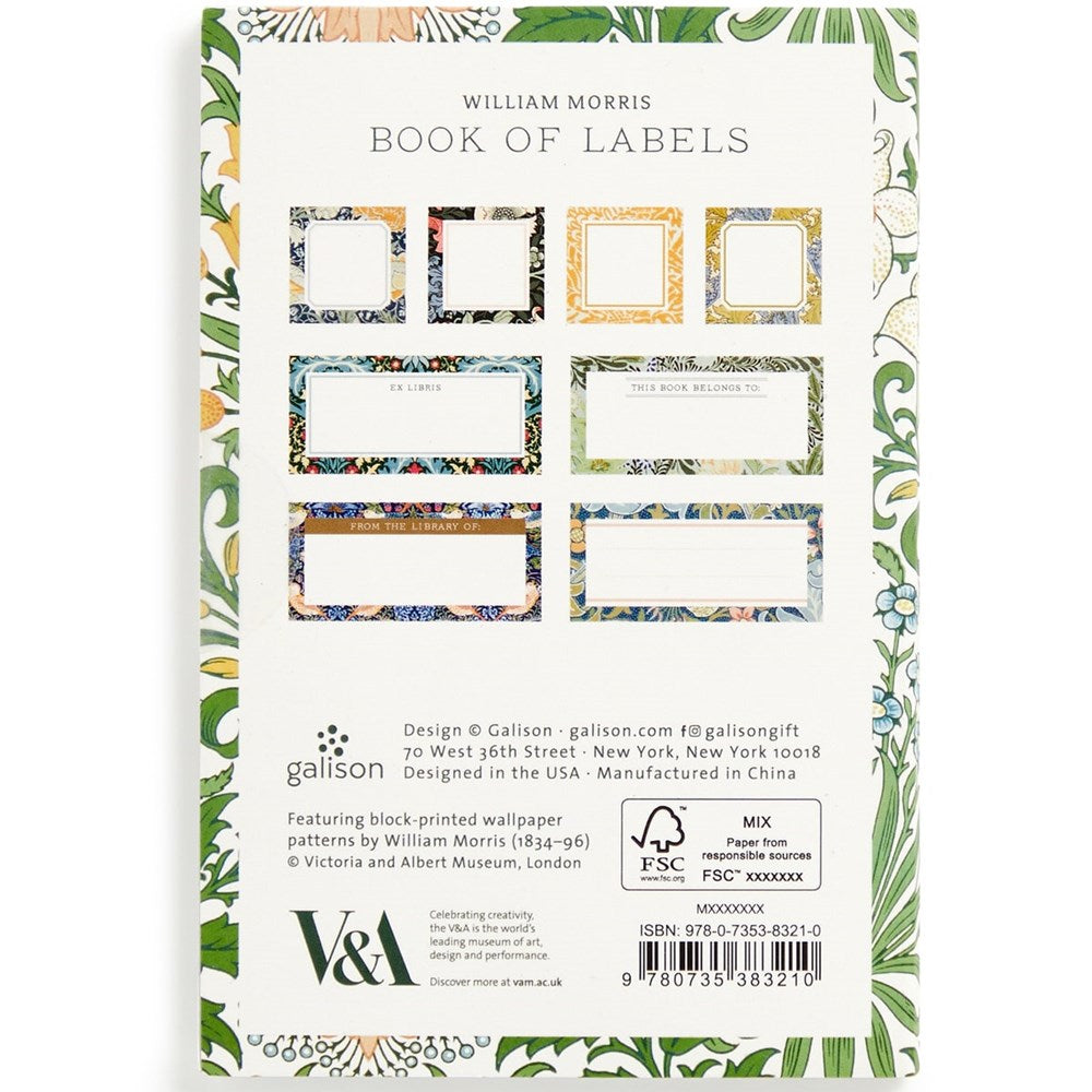 William Morris Book of Labels