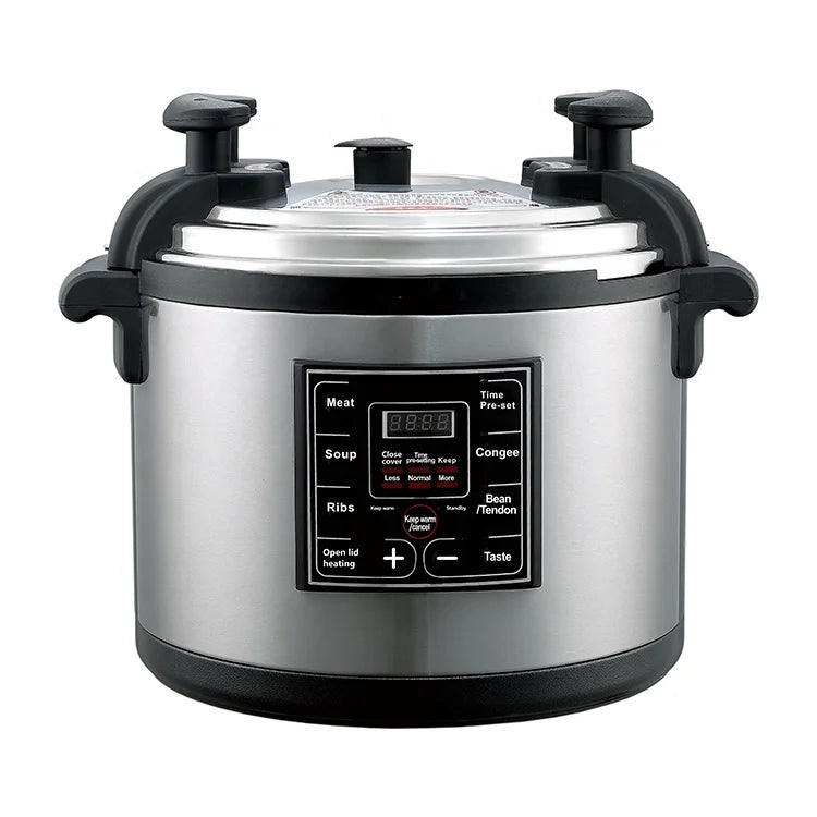 Commercial Smart 40L Large Capacity Automatic Digital Control Cooking Time Presetting Stainless Steel Electric Pressure Cooker
