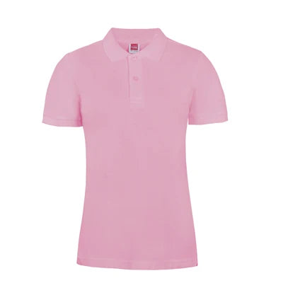 Wholesale Cheap Promotional Short Sleeve 220gsm Cotton Custom Collar Polo Shirt Women